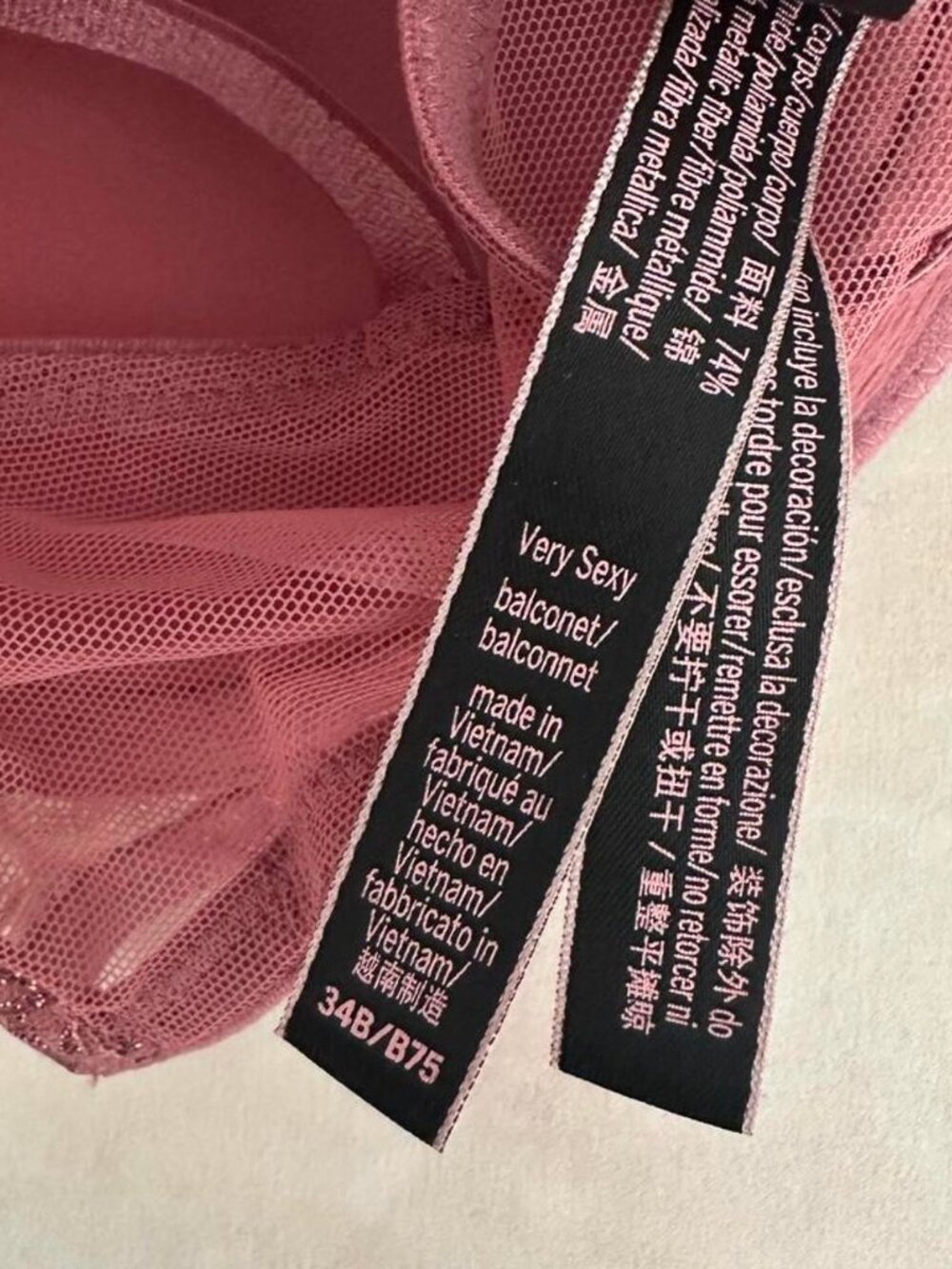 Victoria's Secret Balconette Bra 34B - Picture 4 of 4
